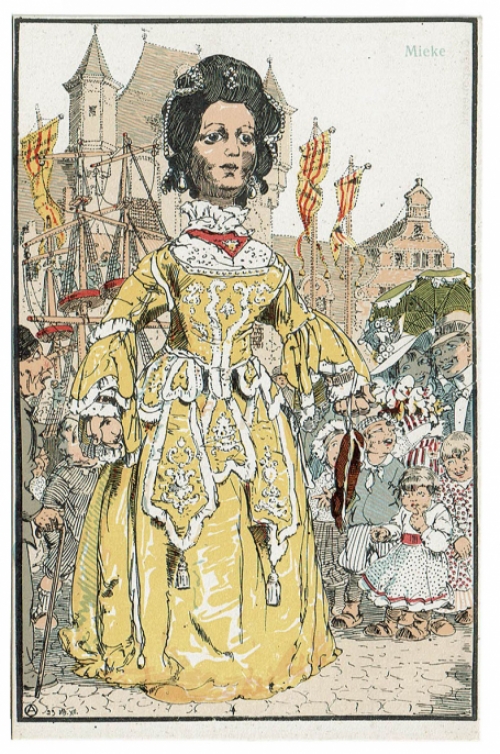 Postkaart van Alfred Ost