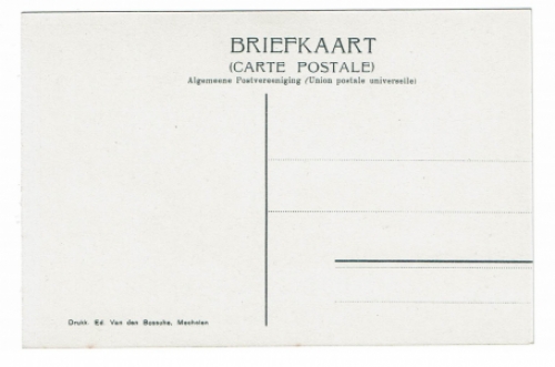 Postkaart van de Mechelse kunstenaar Alfred Ost