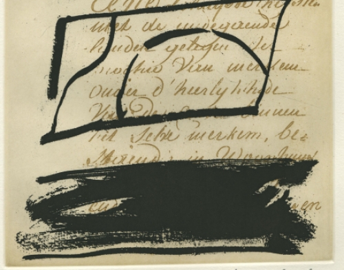 Ets uit Flagrant van Hugo Claus en Pierre Alechinsky