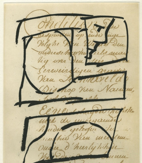 Ets uit Flagrant van Hugo Claus en Pierre Alechinsky 40/75