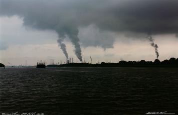 de Nederlandse kunstenaar Paul Blanca met een foto uit 2010