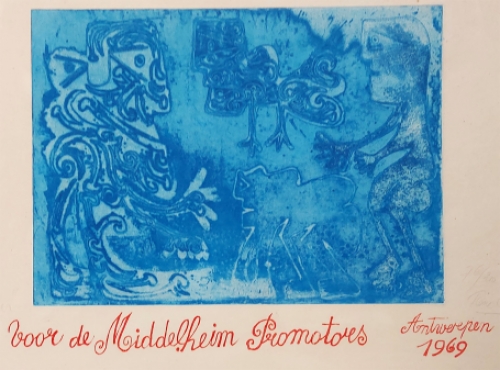 Kunstwerk uit 1969 van Pierre Caille kopen