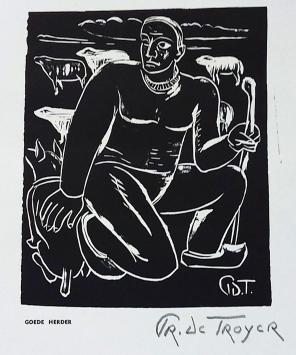 Linocut van Prosper de Troyer kopen