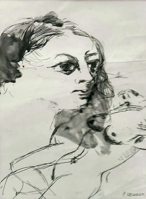 De Belgische kunstenaar Paul Delvaux