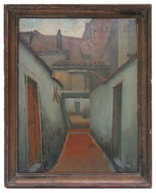 Schilderij van de Belgische kunstenaar Hippolyte Prat