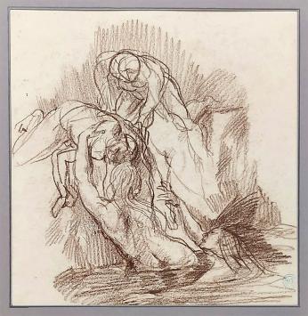 Kunstwerkje op papier van Paul Joostens