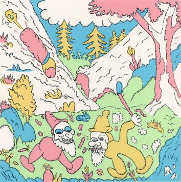 Pjeroo Roobjee met een genummerde zeefdruk