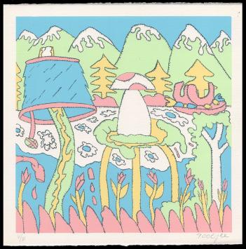 Zeefdruk van de Belgische kunstenaar Pjeroo Roobjee kopen