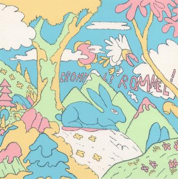 Pjeroo Roobjee met een genummerde zeefdruk