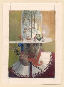Aquarel van P. Van Den Steen kopen