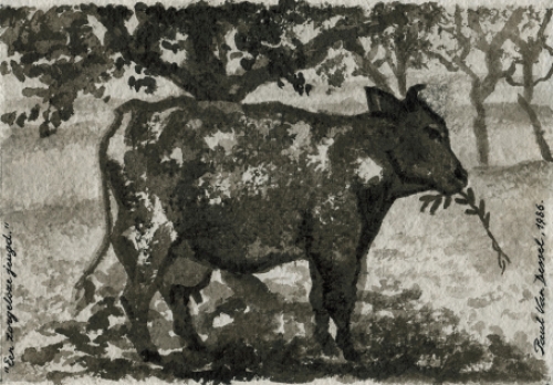 Schilderijtje van de Belgische kunstenaar Paul Van Dessel kopen