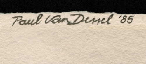 Aquarel 1985 Lachende monden