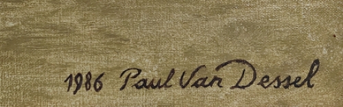 Olieverfschilderij van P. Van Dessel