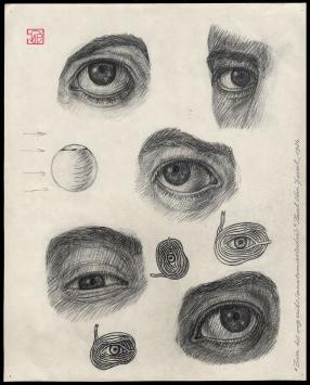 Tekening van de Belgische kunstenaar Paul Van Dessel kopen