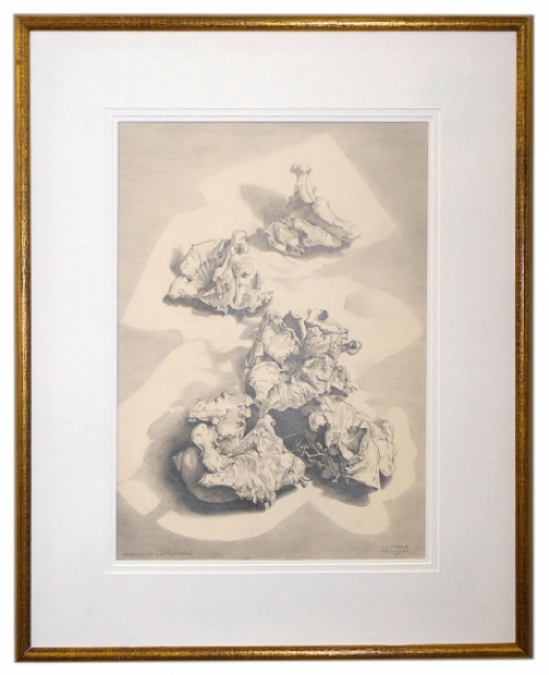 Potloodtekening van de Belgische kunstenaar Antoon Luyckx