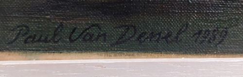 Olieverfschilderij van P. Van Dessel