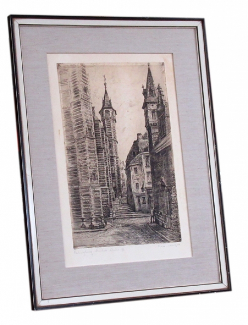 Een ets van Malfliet, Antwerpse etser