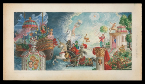 Aquarel van P. Van Den Steen kopen