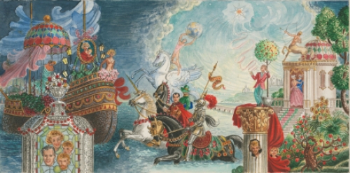 Aquarel van Van Den Steen kopen