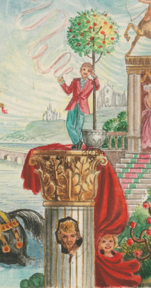 Aquarel,  Ritratto Fantastico