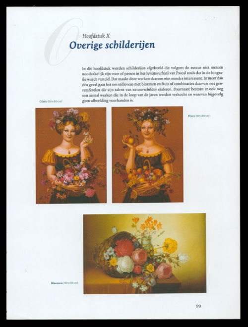 Voorstudie,  Dame met bloemen in een rieten mand