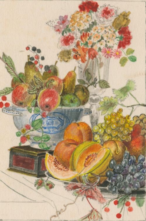 Stilleven door de Belgische schilder Pascal Van Den Steen, stilleven