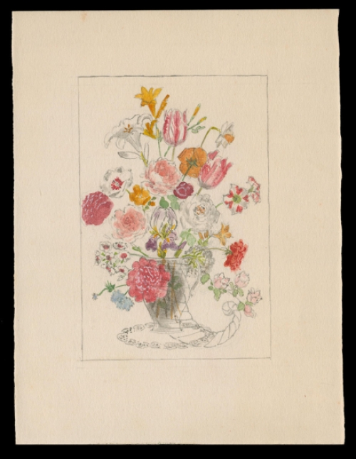 Kunstwerkje, aquarel van Pascal Van Den Steen