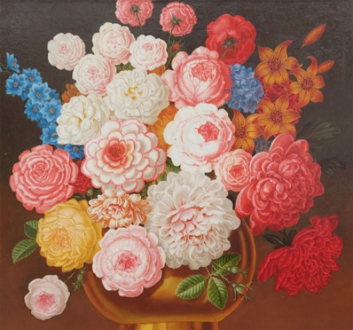 Schilderijtje op doek van Pascal Van Den Steen