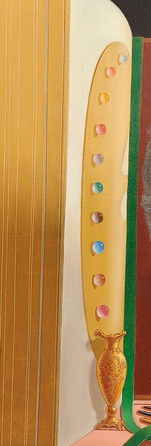 Zelfportret van de schilder