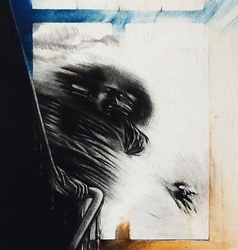 Manière noire, etstechniek