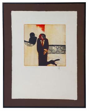 Manière noire vaen de Belgische kunstenaar Maurice Pasternak