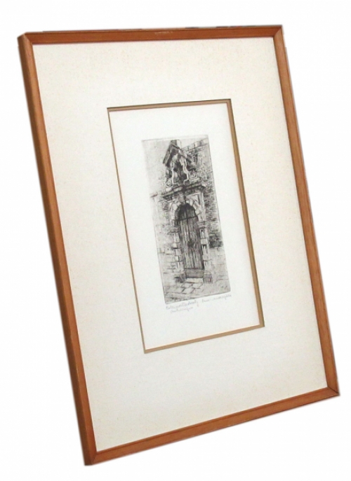 Belgische etser en tekenaar Romain Malfliet