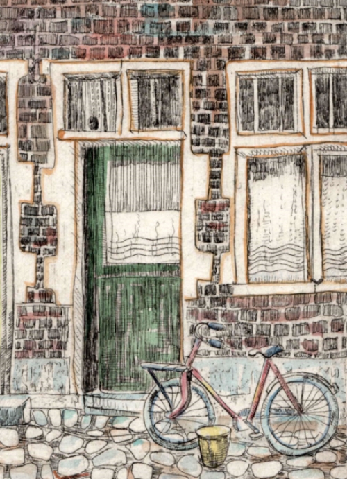 Grafisch werkje van Gustaaf Prils