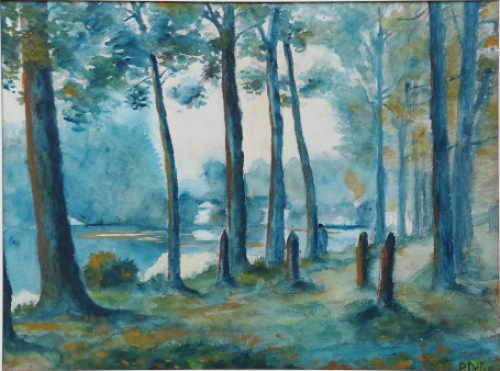 De Belgische kunstenaar Paul Delvaux