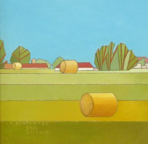 Artiste belge, peintre belge Paul Dufrane