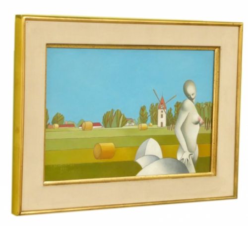 Surrealistisch kunstwerk van Paul Dufrane