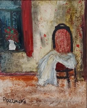 Zicht op een stoel van Paul Permeke