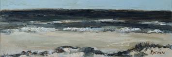 Groot marineschilderij