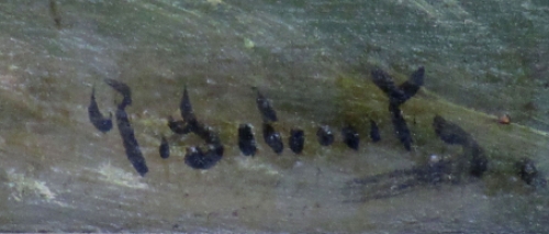 Schilderij van de Belgische kunstenaar Paul Schouten