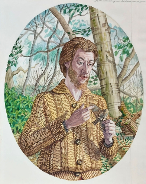 Aquarel van de Antwerpse kunstenaar Paul Van Dessel kopen