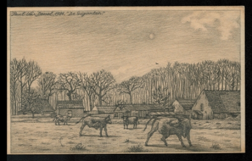 kunstwerkje van de Belgische kunstenaar Paul Van Dessel