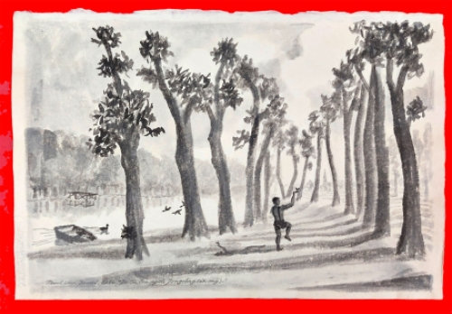 Aquarel van de Belgische kunstenaar Paul Van Dessel kopen