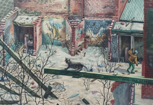 Het evenwicht van de Antwerpse schilder  Paul Van Dessel kopen