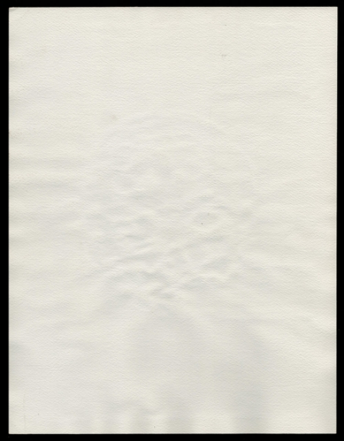 Aquarel, studie van een schedel B 1985