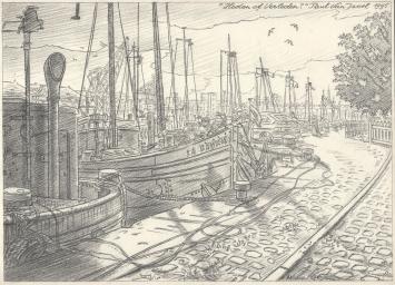 Potloodekening van de Antwerpse kunstenaar Paul Van Dessel kopen