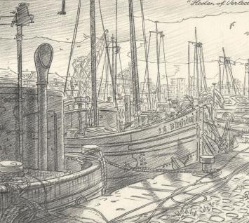 Tekening van Paul Van Dessel uit 1995