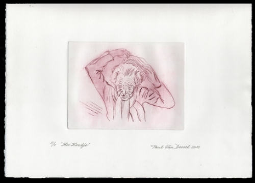 Ets van de Belgische kunstenaar Paul Van Dessel