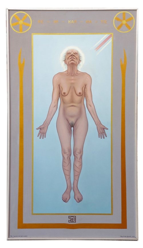 de Belgische kunstenaar Paul Van Dessel