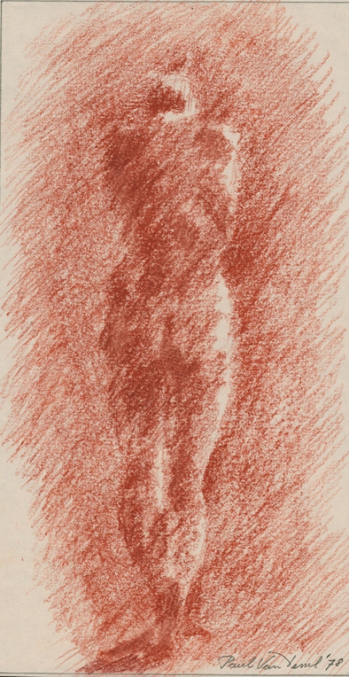 Tekening van de Antwerpse kunstenaar Paul Van Dessel kopen