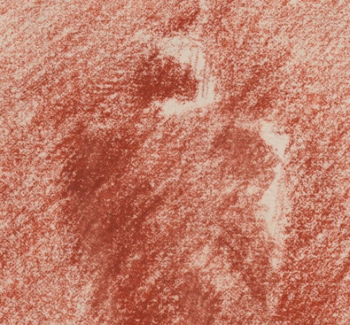 Gefixeerde tekening, De naakte dame 1978